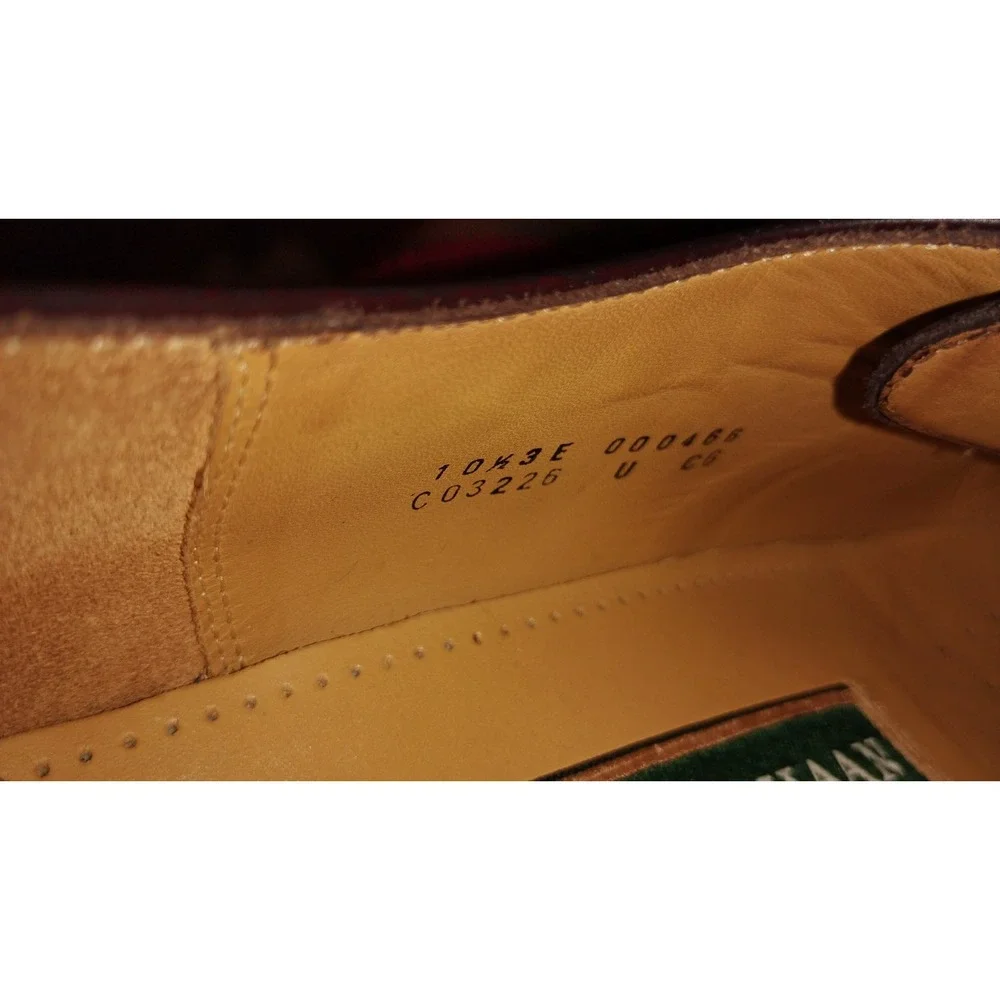 Cole Haan Mens 10.5 Shoes Leather‎ Calhoun Dress Oxford Split Toe Brown Burgundy